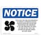 Signmission OSHA Notice, 5" Height, This X-Ray Unit May Be Dangerous Sign With Symbol, 7" X 5", Landscape OS-NS-D-57-L-18672 - alternate 1